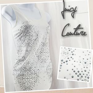 JUICY COUTURE Sleeveless Light Summer Jewel Blouse